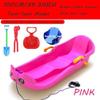 Two-Handle Children's Sledges, Two-Person, Two-Seater Thickened Sledges, Frost-Resistant and Wear-Resistant Sledges, Sledges with Pull Ropes view 2