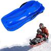 Children's Sledges, Two-Person Sledges, Thickened Plastic Sledges, Sledges with Backrests and Pull Ropes view 1