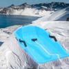 Plastic Snow Sled -Children's Sledges, Winter Snow Sledges, Thick Wear-Resistant Sledges, Sledges with Brakes and Pull Ropes view 1