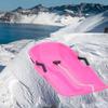 Children's Sledges, Winter Snow Sledges, Thick Wear-Resistant Sledges, Sledges with Brakes and Pull Ropes