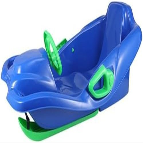 Children's Sledge, Thickened Double Sledge, Multi-Coloured Sledges, Snow Sledge with Backrest, Plastic Sledge