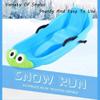 Children's Sledge, Thickened Double Sledge, Multi-Coloured Sledges, Snow Sledge with Backrest, Plastic Sledge view 4