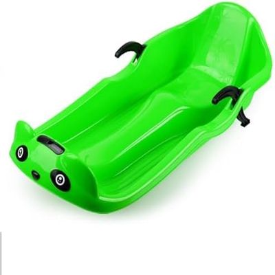 Plastic Snow Sled -Snow Sledge Kids Double,Snow Sledge with Backrest,Plastic Snow Sled,Plastic Sleds for Sand,Snow Sledge Board