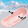 Adult Children's Sledge, Double Thickened Sledge, Big Backrest Sledge, Wear-Resistant Personalised Sledge view 1