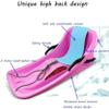 Plastic Snow Sled -Children's Sledge, Thickened Double Sledge, Multi-Coloured Plastic Sledge, Sledge with Backrest view 3