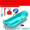 Plastic Snow Sled -Two-Handle Children's Sledges, Two-Person, Two-Seater Thickened Sledges, Frost-Resistant and Wear-Resistant Sledges, Sledges with Pull Ropes view 2