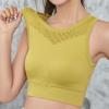 Women's Sports Bras,Women's Medium Support Cross Breathable mesh Back Removable Cup Yoga Sports Bra (Style D,S) view 2