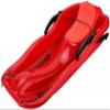 Plastic Snow Sled -Children's Sledge, Thickened Double Sledge, Multi-Coloured Plastic Sledge, Sledge with Backrest view 1