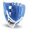 ELGADO Thickened Baseball Glove Softball Baseball Glove Children Teenager Full Model Infield Pitcher Softball Practice Equipment (Blue, 11.5inch) view 1