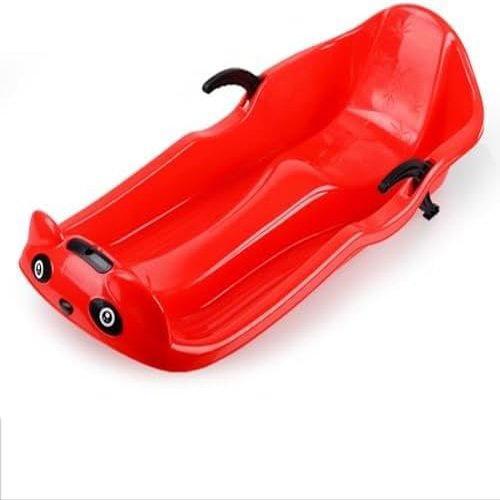 Snow Sledge Kids Double,Snow Sledge with Backrest,Plastic Snow Sled,Plastic Sleds for Sand,Snow Sledge Board