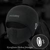 WOSAWE Ski Mask Balaclava Men Women Thermal Fleece Motorcycle Riding Helmet Cap Breathable Face Hood, Grey for summer, One Size view 4