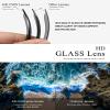 KALIYADI Sunglasses for Men and Women Semi-Rimless Frame with Glass Lens Driving Sun glasses UV Blocking view 4