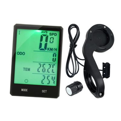 Beatifufu Bike Speedometer Odometer Luminous Tachometer Bike Computer with Back Light Speedometer English Display