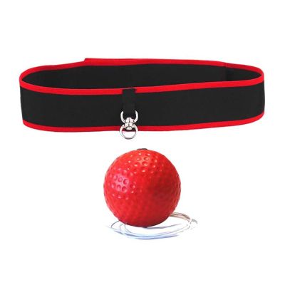 Boxing Reflex Ball Headband Adjustable Headband Boxing Gear Reflex Ball on String with Headband for Fitness MMA Kids Adults,