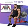 HVO Seated Dip Machine Tricep: Dip Machine Exercise for Biceps Chest Plate Loaded Multi-Function Upper Body Trainer for Home Gym Compact Equipment Fits 1" & 2" Plates view 3