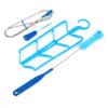 Keenso Water Bladder Cleaning Kit, 4 in 1 Portable Hydration Water Bladder Tube Cleaning Kit Brushes Drying Rack view 1