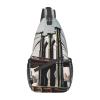YQxwJL Brooklyn Bridge s Print Sling Backpack, Sling Bag, Crossbody Chest Bag Daypack, for Hiking Travel view 1