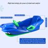 Snow Sled Thickened Plastic Skis with Easy Turning Steering Wheel, Durable with Slick Bottom, Lightweight Sleds for Family and Friend, Snow Toys for Outdoor view 3