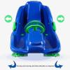 Snow Sled Thickened Plastic Skis with Easy Turning Steering Wheel, Durable with Slick Bottom, Lightweight Sleds for Family and Friend, Snow Toys for Outdoor view 4