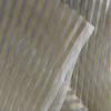 100% Silk Organza Stripes Ivory Colour Gold Stripes SEMI Sheer 44" Wide [11013] view 4