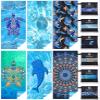 Microfiber Lightweight Beach Towel Sand Free Quick Dry Absorbent Thin Compact Towels for Swimming Pool Camping Beach Accessories Large Easy Pack Travel Things for Vacation Essentials Gift Adult view 1