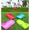 34.3 Inch Heavy Duty Plastic Winter Saucer Snow Sled with Pull Rope and 2 Handles, Anti-Slip Seat, Snow Toys for Family Holiday Winter Activity view 3