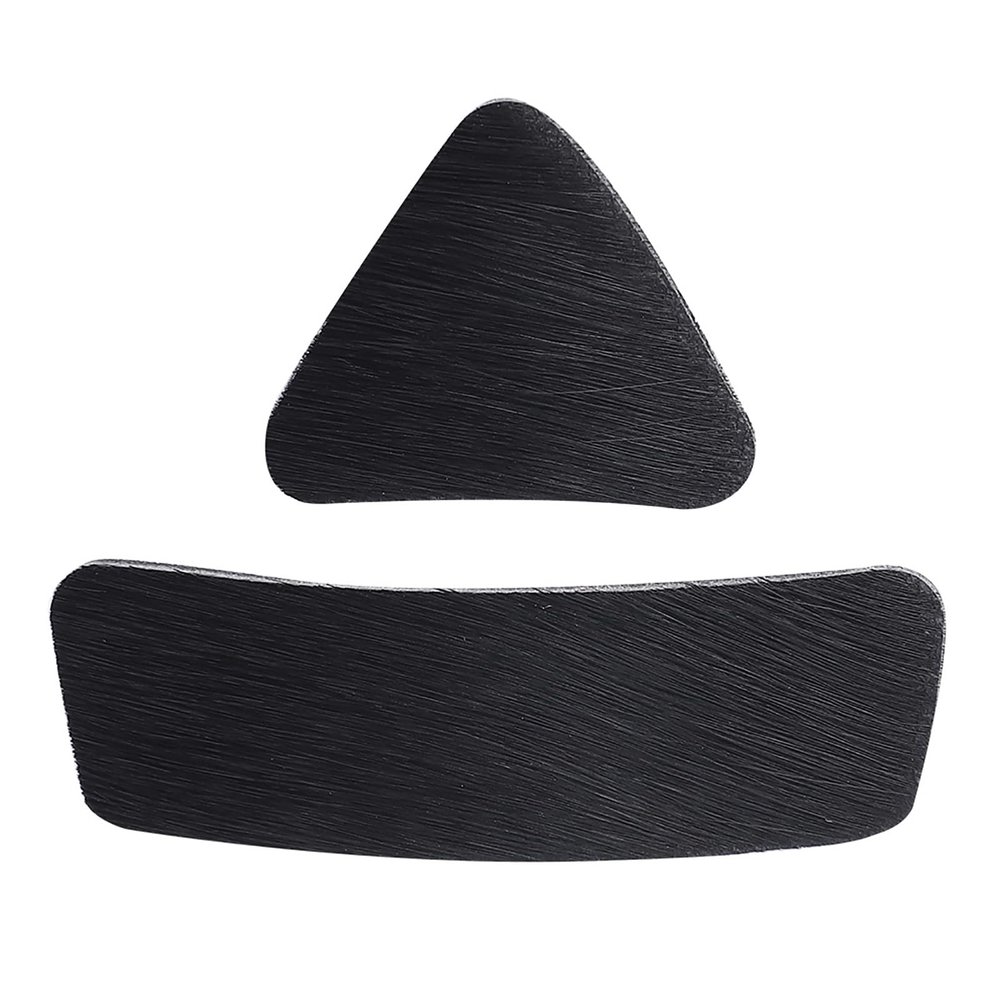 Acouto 2Pcs Archery Rest Pad Adhesive Patch Recurve Bow Arrows Rest Sticker Recurve Rest Bow Pad Fur Archery Rests Felt for Bear Target Stand Shelf Hair Rabbit Bows le