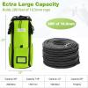 AOLEBA Arborist Rope Storage Bag Tree Climbing Rock Rope Bucket Backpack Rope Storage Bag Large Capacity 1680D Thicken Nylon Material with Hand Straps, Side Pockets - Neon Green view 2