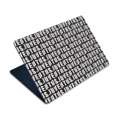 Head Case Designs Officially Licensed Juventus Football Club Pattern Art Vinyl Sticker Skin Decal Cover Compatible with Apple MacBook Air 15" M2 2023