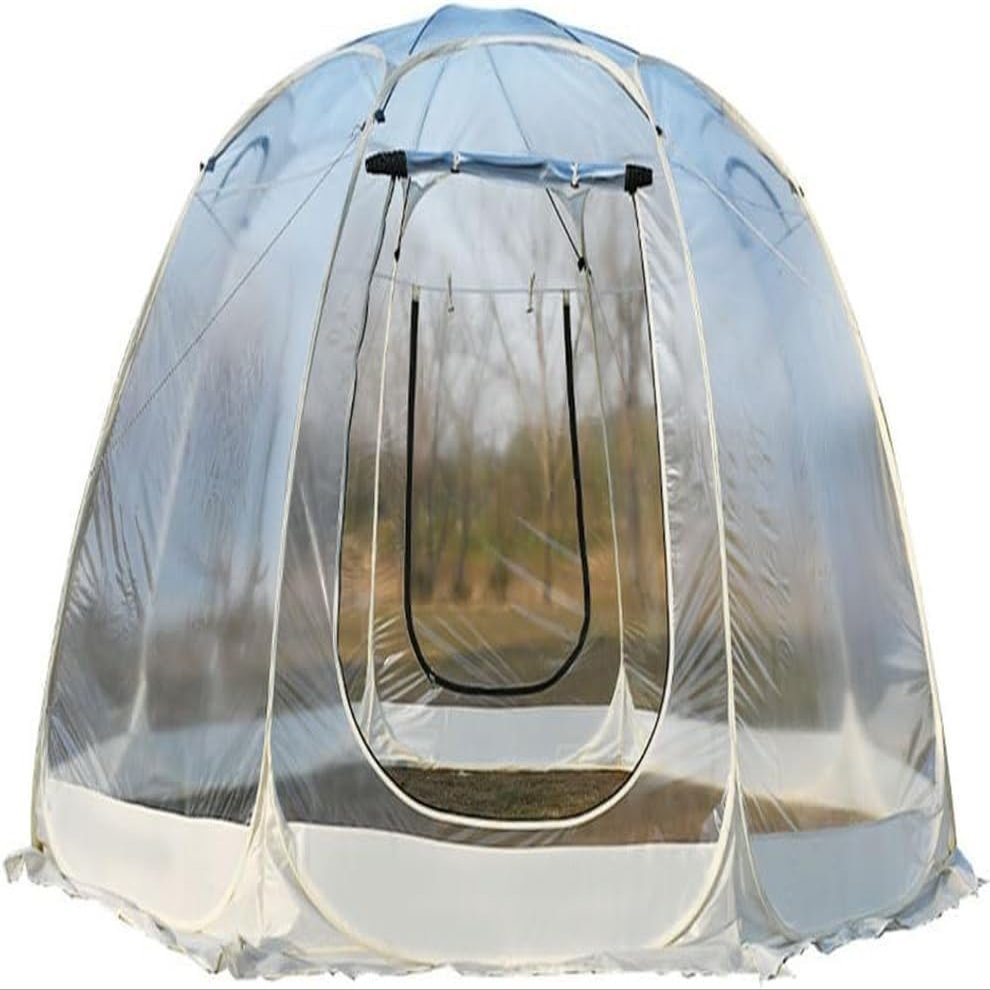 YUNYHAO Inflatable Bubble Tent, 4-6 Person Instant Tent, Camping Dome Shelter, Large Oversized Greenhouse Weather Cabin