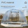 YUNYHAO Inflatable Bubble Tent, 4-6 Person Instant Tent, Camping Dome Shelter, Large Oversized Greenhouse Weather Cabin view 3