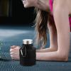 VANZACK Dumbbell Shape Portable Fitness Water Bottle Creative Sports Kettle for Outdoor Running High Strength Multifunctional Grip Design -burst for Workouts view 4