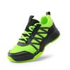 DREAM PAIRS Boys Girls Shoes Kids DuraPlay Tennis Footwear Non Slip Athletic Running Walking Lightweight Lace Up Sneakers for Little/Big Kid,Size 12 Little Kid,Neon Green/Black,SDRS2401K view 1