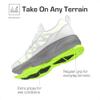DREAM PAIRS Boys Girls Shoes Kids DuraPlay Tennis Footwear Non Slip Athletic Running Walking Lightweight Lace Up Sneakers for Little/Big Kid,Size 12 Little Kid,Neon Green/Black,SDRS2401K view 3
