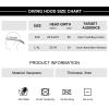 REALON Neoprene Diving Hood Wetsuit Cap for Men Women and Youth 3mm Thermal Scuba Headband Swim Beanie, Long Hair Protection Hat for Swimming Surfing Windsurfing Snorkeling Water Sports view 3