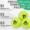 AMA SPORT Active Tennis Balls - Extra Duty Felt Pressureless Tennis Balls, 60 Balls view 2