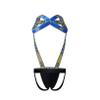 JOCKMAIL Mens Harness with Jockstrap Bodysuit Sexy Mens Shoulder Straps G-String Thong Shoulder Strap Fitness One-piecs (X-Large,Blue) view 4
