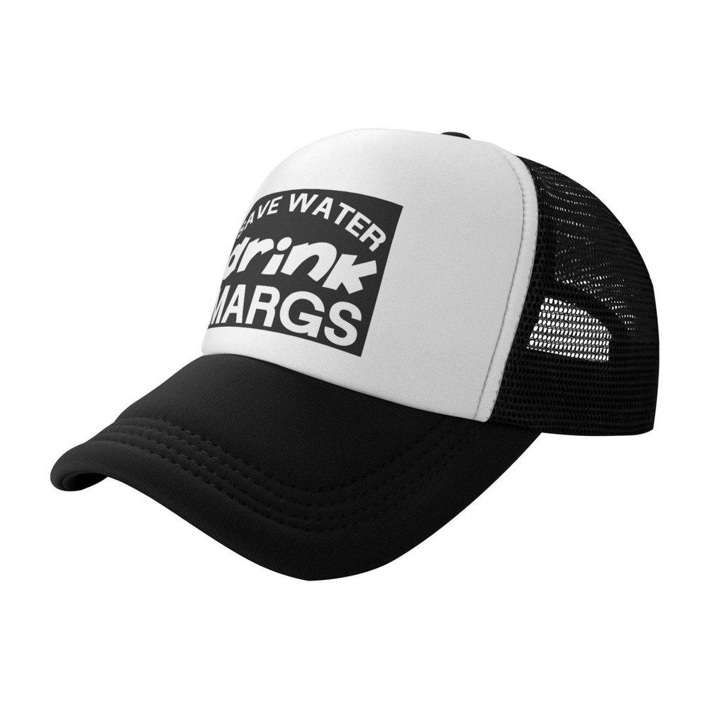 Outftnes Save Water Drink Margs Baseball Cap for Men Women Adjustable Mesh Trucker Hat Black
