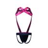 JOCKMAIL Mens Harness with Jockstrap Bodysuit Sexy Mens Shoulder Straps G-String Thong Shoulder Strap Fitness One-piecs (Large,Rose) view 2