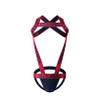 JOCKMAIL Mens Harness with Jockstrap Bodysuit Sexy Mens Shoulder Straps G-String Thong Shoulder Strap Fitness One-piecs (X-Large,Red) view 1