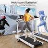 DeerRun Foldable Walking Pad Treadmill for Home & Office, Under Desk Walking Pad Treadmill with 9% Manual Incline and Handlebar, 0.67.5 MPH, 300 lb Capacity, App & Remote Control view 3