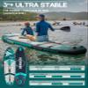 Flypark Standard&Family Bundles11'x34 & 11'x35 Inflatable Stand Up Paddle Boards, All Accessories+2, 116L Backpack, Shoulder Strap, 2-Action Pump view 4