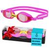Delfina elfina Toddler Swimming Goggles  2 to 7 Years Old Kids Swim Goggles - Comfortable No Leak Anti-Fog Kids Goggle for Swimming | Boys and Girls Pool Goggle | Pink view 1