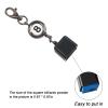 LAKE OF FIRE Billiard Chalk HolderPool Chalk Holder with Retractable Key Ring,Pool Table Accessories for Billiard Lovers(Square) view 4