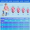 BROTOU Shin Guards Soccer Kids 2-18, Youth Soccer Shin Guards, Adjustable Straps Shin Pads Protection Equipment with Ankle and Leg Calf Protection (XS, Pink) view 4