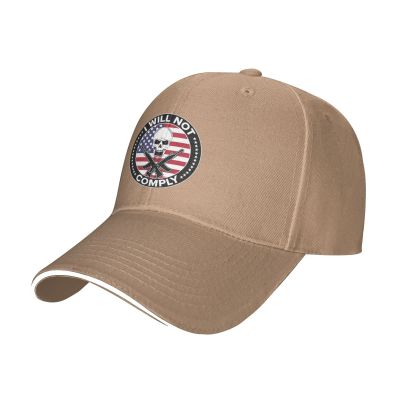 2024 FJB I Will Not Comply Dad Hat for Men 90s Vintage Washed Denim Adjustable Strapback Hat