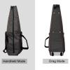 Fencing Sword Bag, Fencing Bag With Wheels,Fencing Equipment Bag, Fencing Bag Sword Storage Bag Portable Sword Pouch,Fencing Roller Bag, Suitable for Foil/Epee/Saber, Wear-Resistant and Waterproof,B view 3