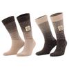 Goonsie Alpaca Wool Socks, Winter Comfort and Warm for Men & Women Alpaca-Merino blend Boot Socks Thermal Cushioned (2 Pairs - Medium - Stripe) view 1