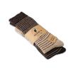 Goonsie Alpaca Wool Socks, Winter Comfort and Warm for Men & Women Alpaca-Merino blend Boot Socks Thermal Cushioned (2 Pairs - Medium - Stripe) view 4