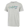 47 Men's Gray Miami Dolphins Downburst Franklin T-Shirt view 2